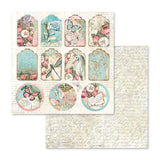 Bloc Scrapbooking 10 Hojas Wonderland 12x12 Stamperia