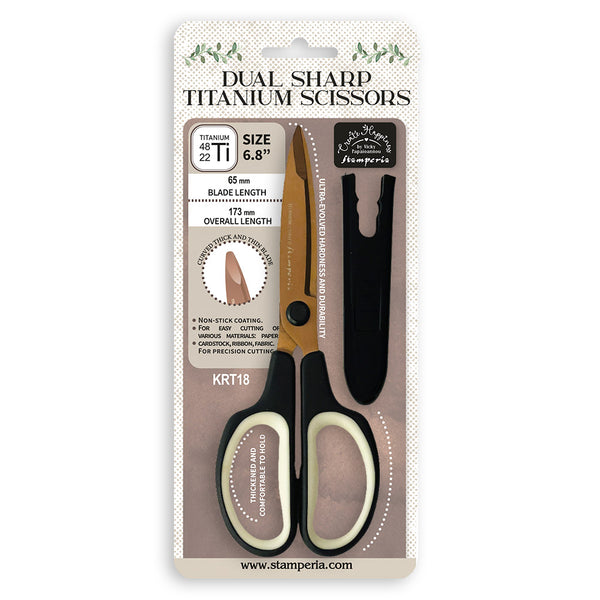 tijeras manualidades de titanio 6,8 pulgadas