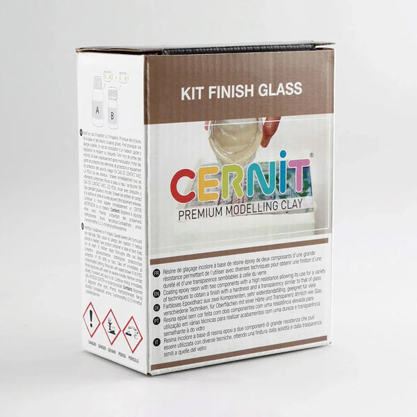 kit manualidades con resina transparente cernit