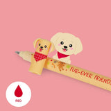 legami friends fur ever golden retriever boligrafo borrable legami