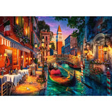 puzzle terminado 1000 piezas venecia al anochecer