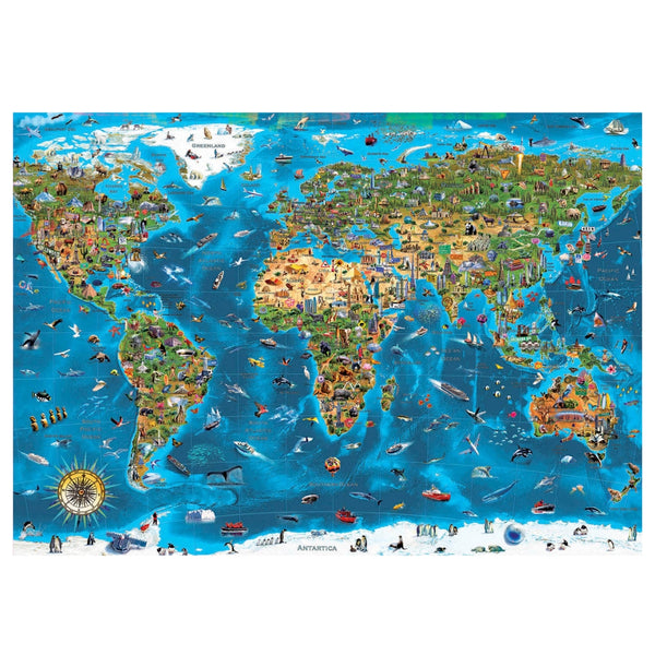 Puzzles 1000 piezas Maravillas del Mundo Educa