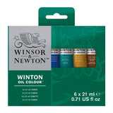 Set 6 Tubos Óleo Winton 21ml Winsor & Newton