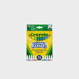 Estuche Rotuladores Lavables Punta Fina CRAYOLA 12 unidades