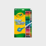 Estuche Rotuladores Súper Punta Lavables CRAYOLA 50 unidades