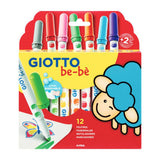 Estuche de 12 Súper Rotuladores GIOTTO BE-BÈ