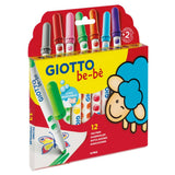 Estuche de 12 Súper Rotuladores GIOTTO BE-BÈ (1)
