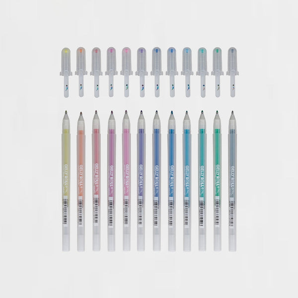 Estuche 12 Bolígrafos Gel Gelly Roll SAKURA Stardust Glitter (1)
