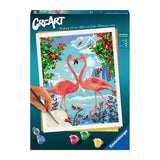 Pintar por Números Flamencos Enamorados