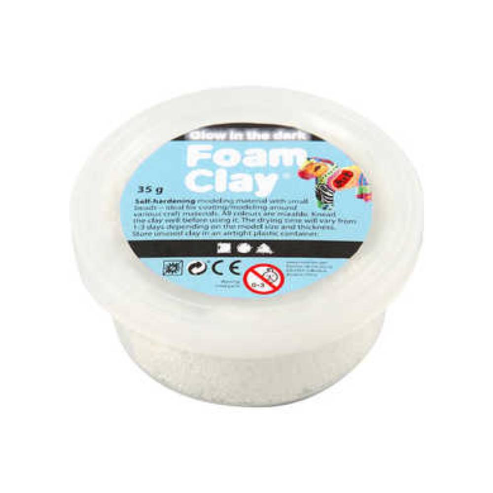 Pasta de Modelar Glow In The Dark Foam Clay 35 gr –
