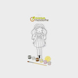 Muñeca para Pintar Clara Avenue Mandarine (2)