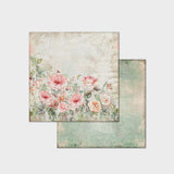 Set Papeles Scrap House of Roses 12x12" 10 Hojas Stamperia (8)