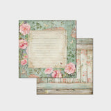 Set Papeles Scrap House of Roses 12x12" 10 Hojas Stamperia (9)