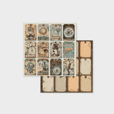 Set Papel Scrap Voyages Fantastiques 8x8 Stamperia (6)