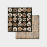 Set Papel Scrap Voyages Fantastiques 8x8 Stamperia (7)
