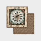 Set Papel Scrap Voyages Fantastiques 8x8 Stamperia (9)