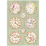 Papel Arroz A4 Relojes Welcome Home Stampería (1)