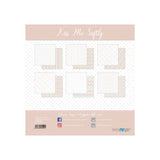 Set 12 Papeles Scrap 15x15cm Kiss Me Softly Papers For You (13)