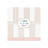 Set 12 Papeles Scrap 15x15cm Kiss Me Softly Papers For You