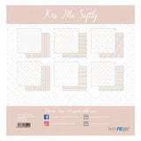 Set 12 Papeles Scrap 30x30cm Kiss Me Softly Papers For You (13)