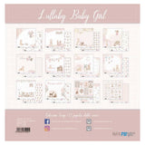 Set 12 Papeles Scrap 30x30cm Lullaby Baby Girl Papers For You (10)
