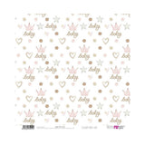 Set 24 Papeles Scrap 20x20cm Lullaby Baby Girl Papers For You (8)