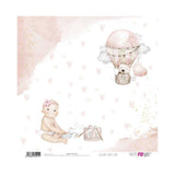Set 24 Papeles Scrap 20x20cm Lullaby Baby Girl Papers For You (1)