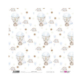 Set 24 Papeles Scrap 20x20cm Lullaby Baby Boy Papers For You (19)