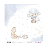 Set 24 Papeles Scrap 20x20cm Lullaby Baby Boy Papers For You (20)