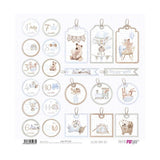 Set 24 Papeles Scrap 20x20cm Lullaby Baby Boy Papers For You (21)