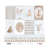 Set 24 Papeles Scrap 20x20cm Lullaby Baby Boy Papers For You (24)