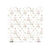 Set 24 Papeles Scrap 15x15cm Lullaby Baby Girl Papers For You (8)