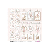 Set 24 Papeles Scrap 15x15cm Lullaby Baby Girl Papers For You (23)
