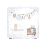 Set 24 Papeles Scrap 15x15cm Lullaby Baby Boy Papers For You (9)
