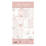Set 10 Papeles Scrap 15x30cm Lullaby Baby Girl Papers For You (11)