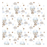 Set 4 Rollos Leather Paper Lullaby Baby Boy Papers For You (4)