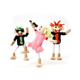 Set 4 Figuras Flexibles Madera (2)