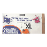 Pack 2 Tubos Óleo Fino XL 200 ml Blanco Titanio PEBEO