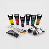 Caja de Acrílicos 9 tubos 75ml Liquitex