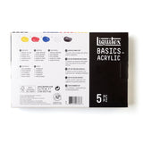 Set de Acrílicos de la línea Basics 5 tubos 75ml Liquitex (3)