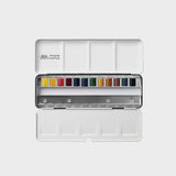 Caja Metálica Acuarela Profesional 12 Medias Pastillas Winsor & Newton (1)