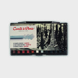 Caja 12 Carrés Ceras de Dibujo Conté à Paris