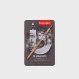 Caja Metálica x12 Lápices Dibujo Bruynzeel