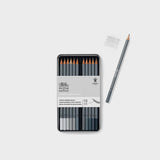 Set 12 Lápices Grafito WINSOR AND NEWTON Studio Collection