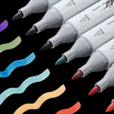 Set 60 Rotulador Alcohol para lettering Brush Marker Alex Bog