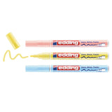 Set 3 Rotuladores Permanentes Tinta Opaca Edding 751 Pastel