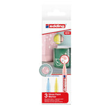 Set 3 Rotuladores Permanentes Tinta Opaca Edding 751 Pastel (2)