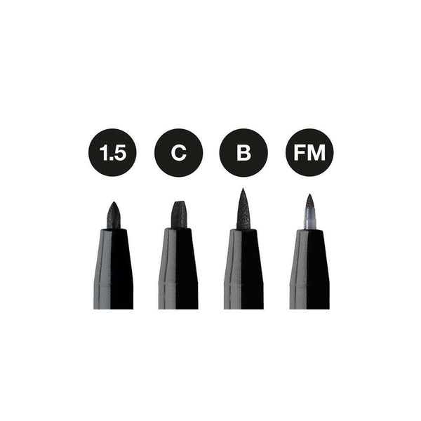 Estuche 4 Rotuladores Pitt Artist Pens 199 Faber Castell (1)