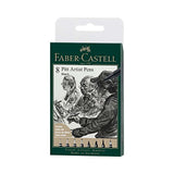 Estuche 8 Rotuladores Pitt Artist Pens 199 Faber Castell