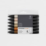 Set 6 Rotuladores Brushmarker Tonos Piel Winsor & Newton (2)